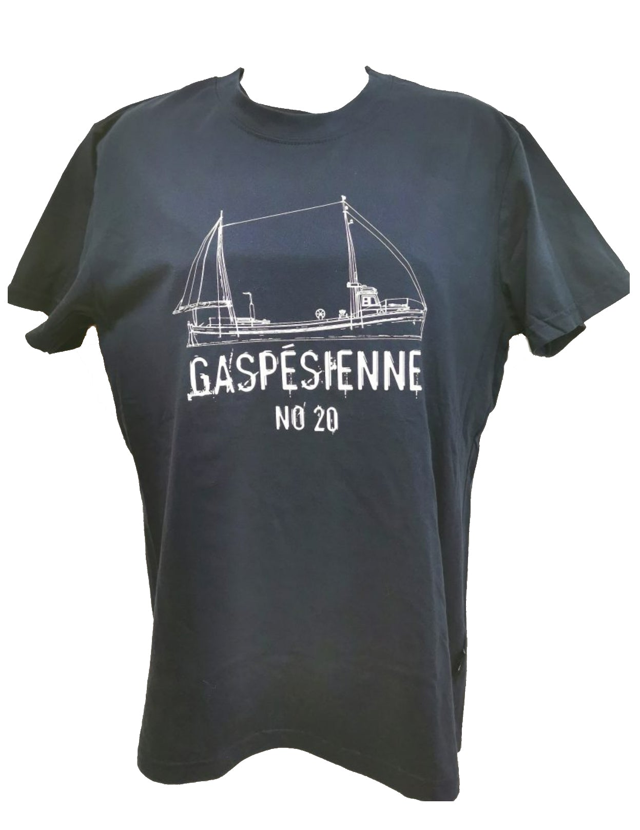 T-shirt Gaspésienne no 20 bleu marin