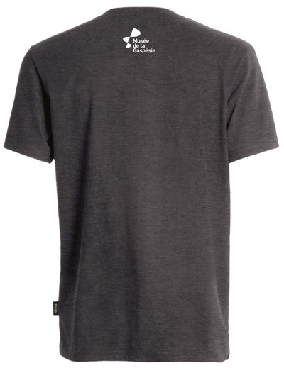T-shirt Locomotive, chiné gris