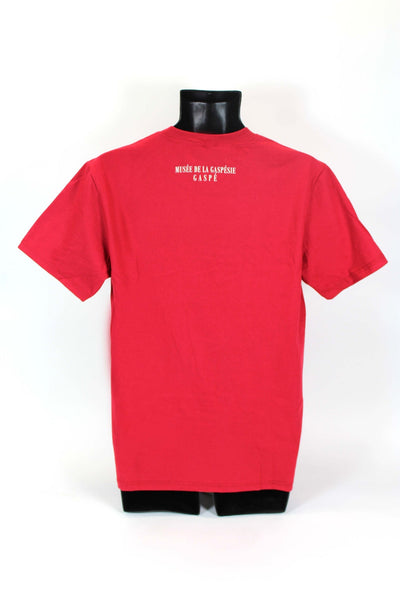 T-shirt Gaspésienne no 20 rouge