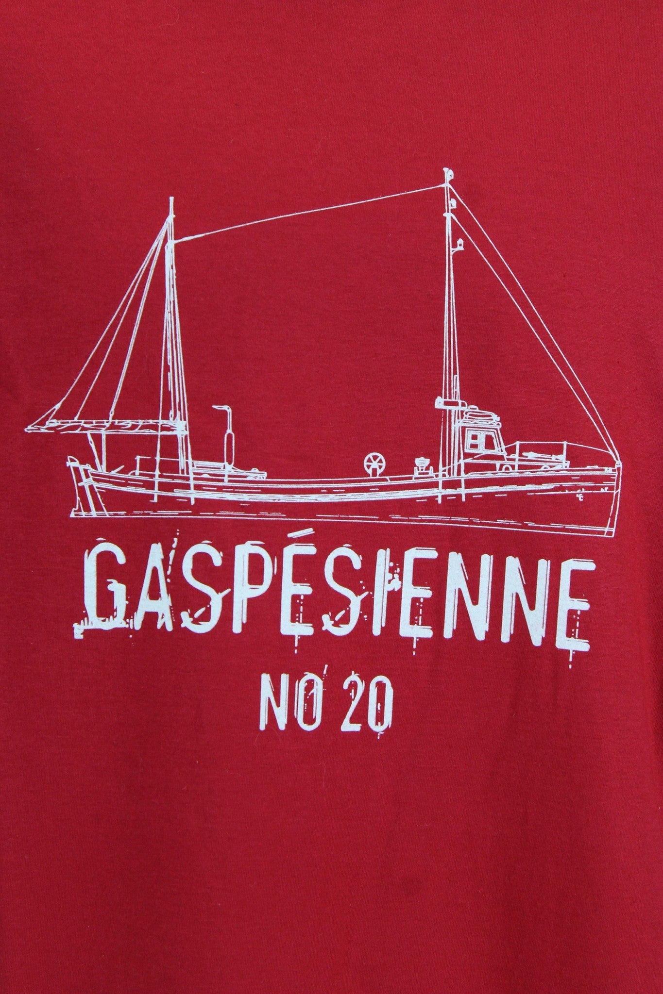Gaspésienne T-shirt no 20 red